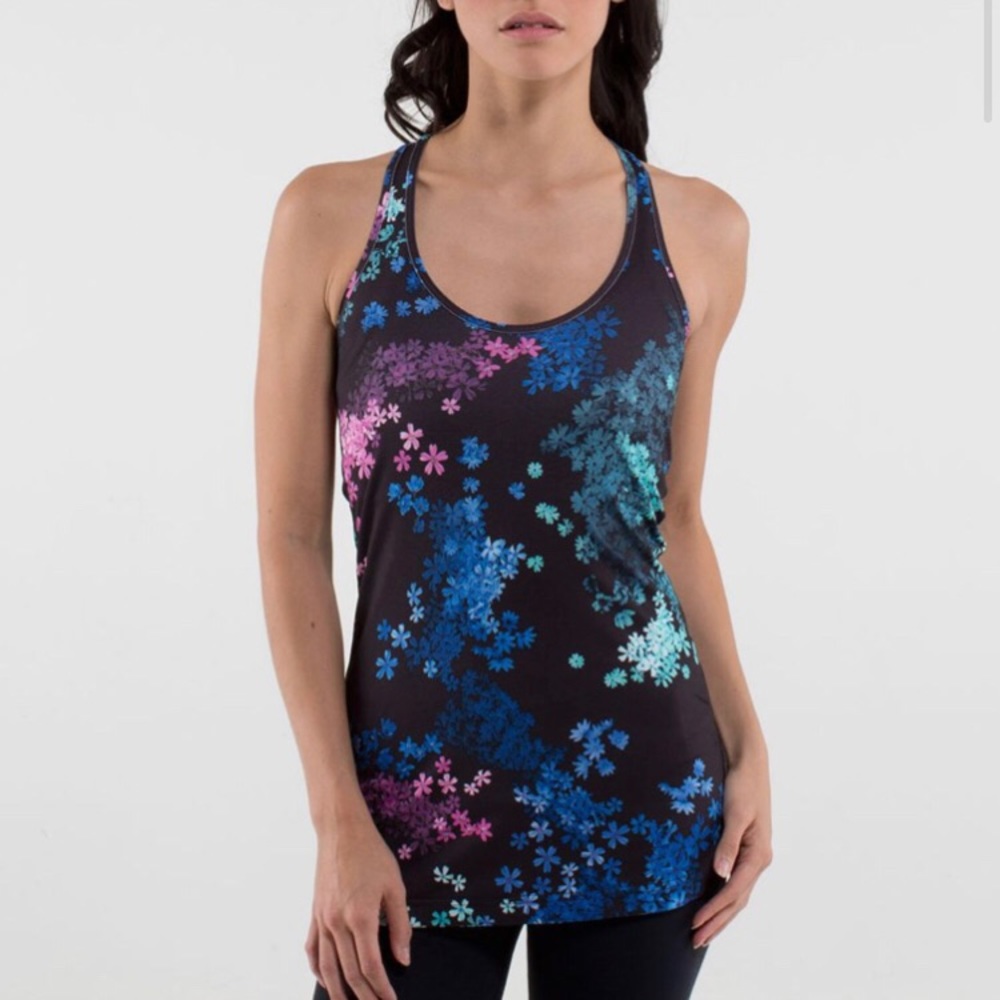 Cool racerback in pop petal multi